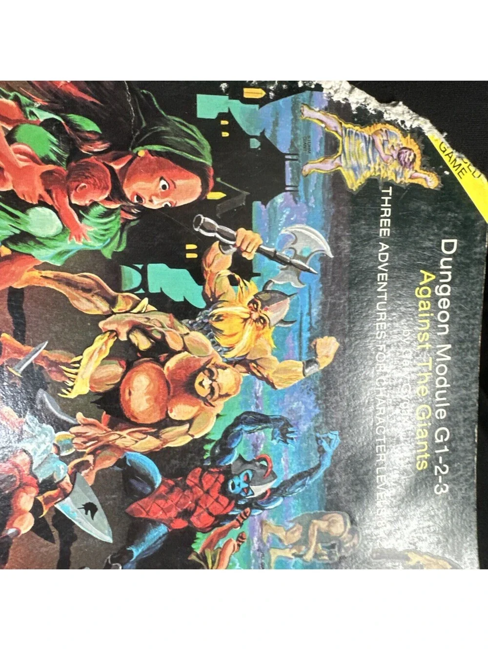 1978 AD&D 1st Edition Module G1-2-3 Against The Giants by Gary Gygax TSR 9058